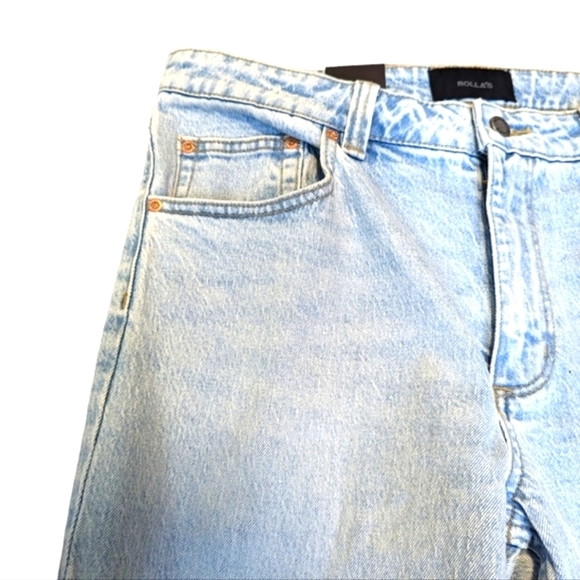 NWT...Rolla’s Men Trim Slim Denim Jeans - Size 34 - - - Picture 9 of 9